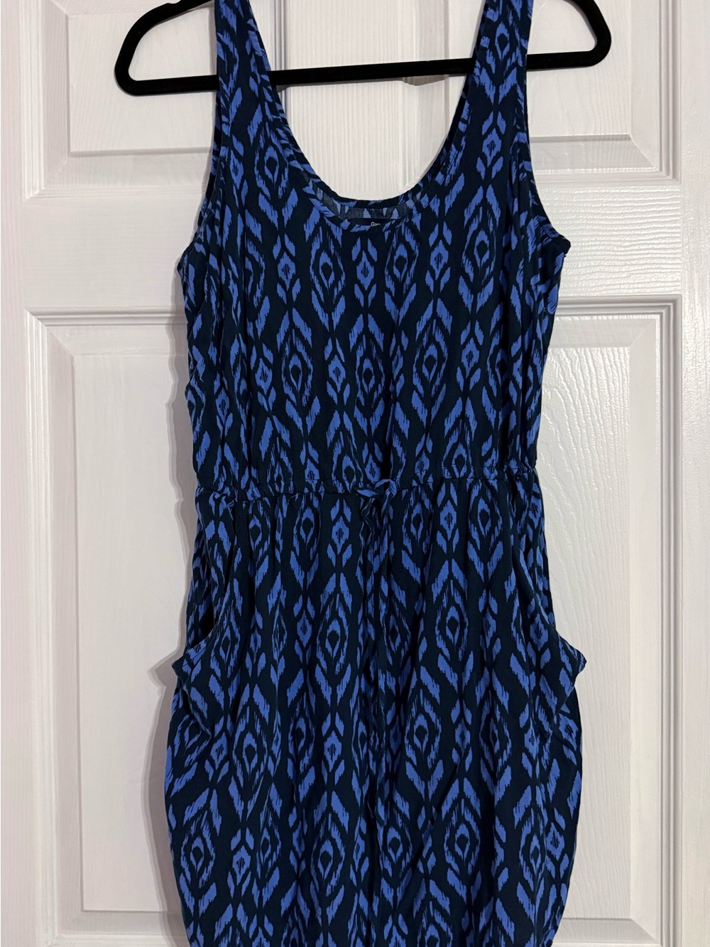 GAP Blue & Navy Patterned Dress